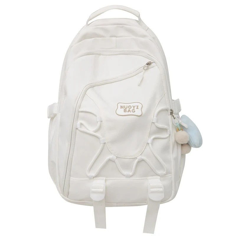 Playful Character Embroidered Backpack Stornfield