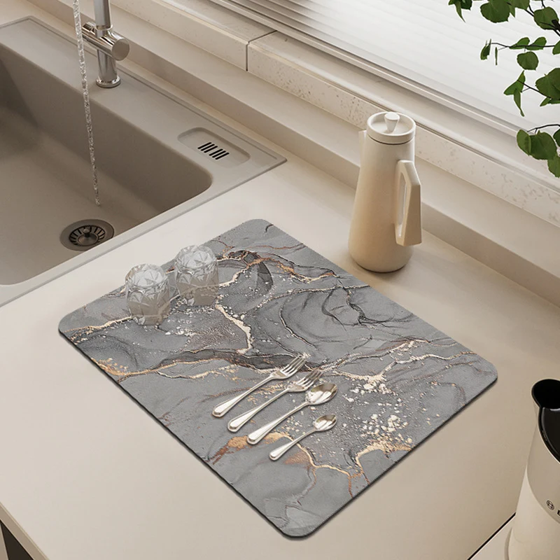 Künstlerische Marmor-Druck Tischmatte