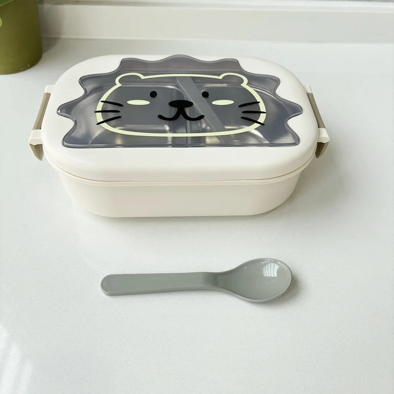 Verspielte Tier-Themen Mittagessen Bento Box