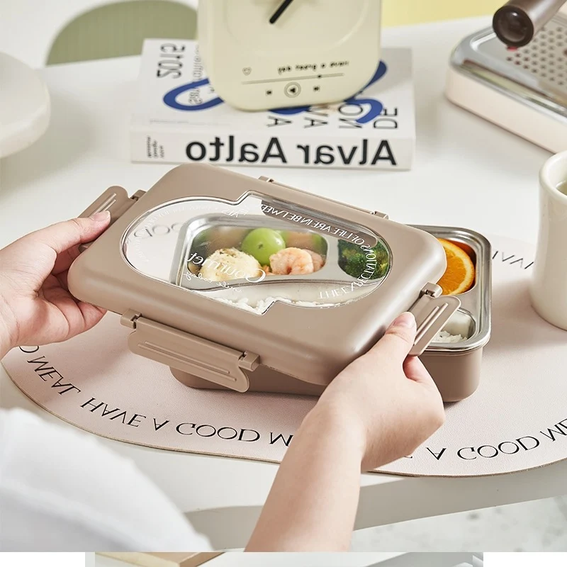 Multi-Compartment Edelstahl-Mahlzeitenvorbereitungsbehälter