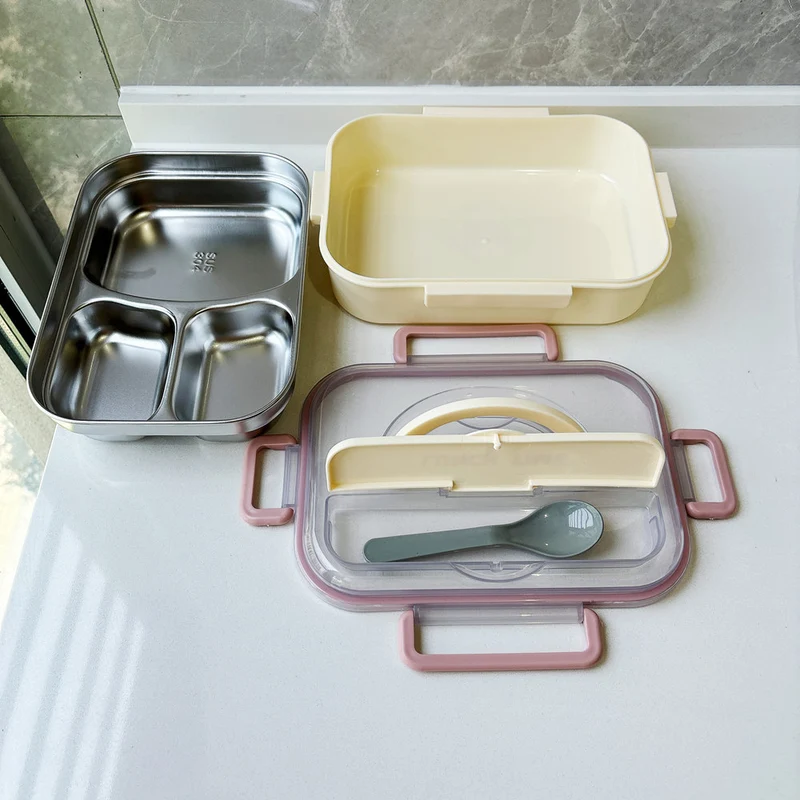 Mehrfach-Compartments Edelstahl Meal Prep Box