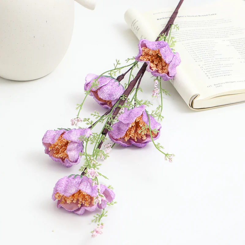 Decorative Artificial Flower Branch with Details