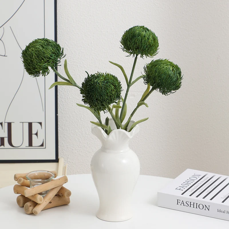 Decorative artificial flower branch with a natural appearance