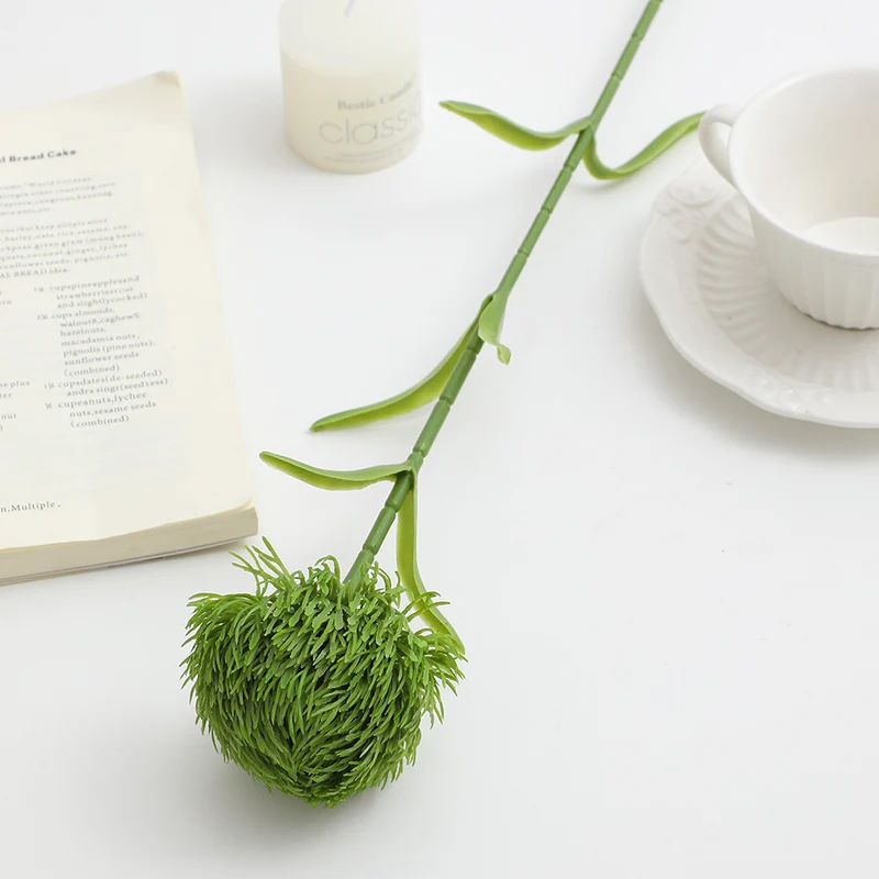 Decorative artificial flower branch with a natural appearance
