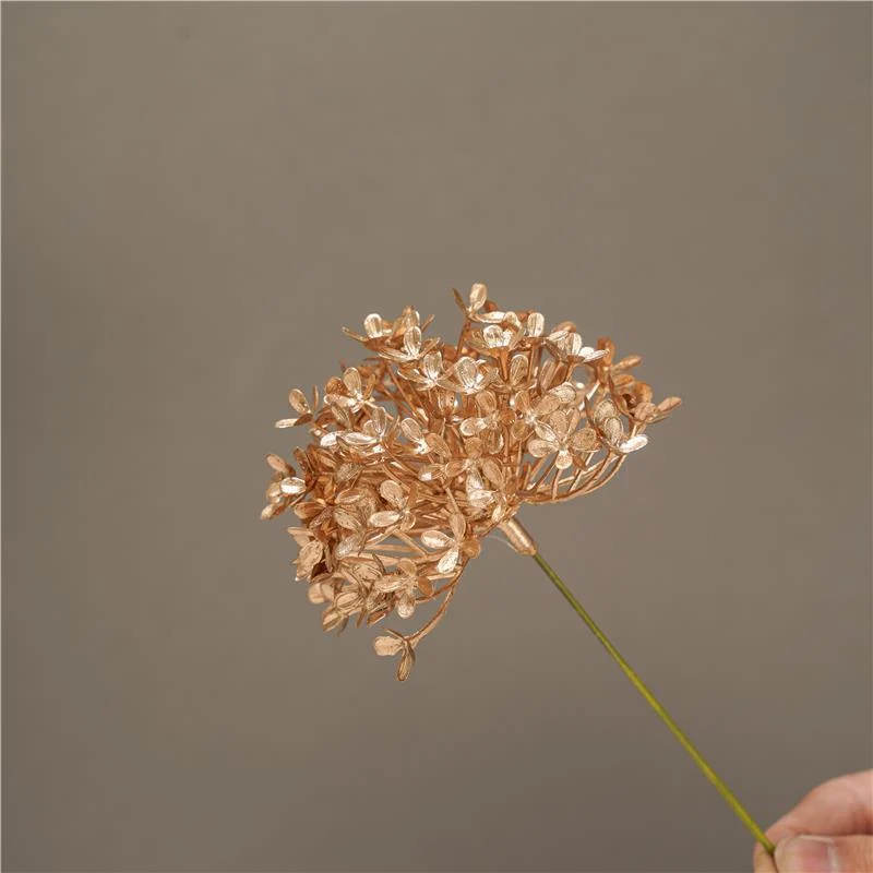 Decorative artificial flower branch with delicate details
