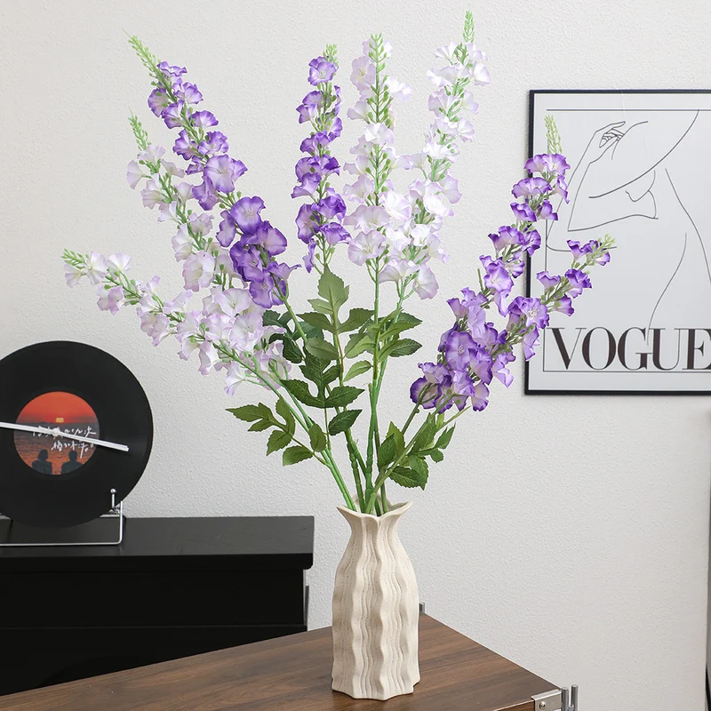 Decorative artificial flower branch