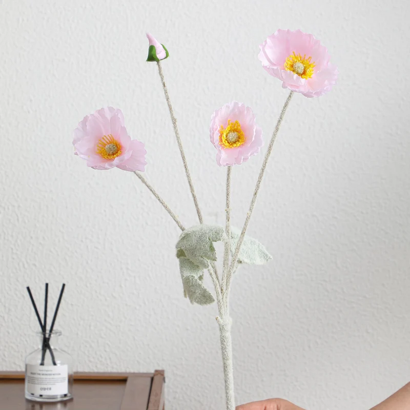 Decorative Art Poppy Bouquet