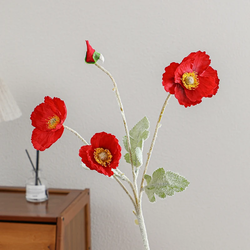 Decorative Art Poppy Bouquet