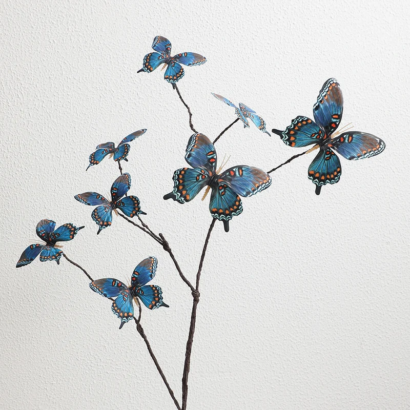 Decorative wall decoration with butterflies