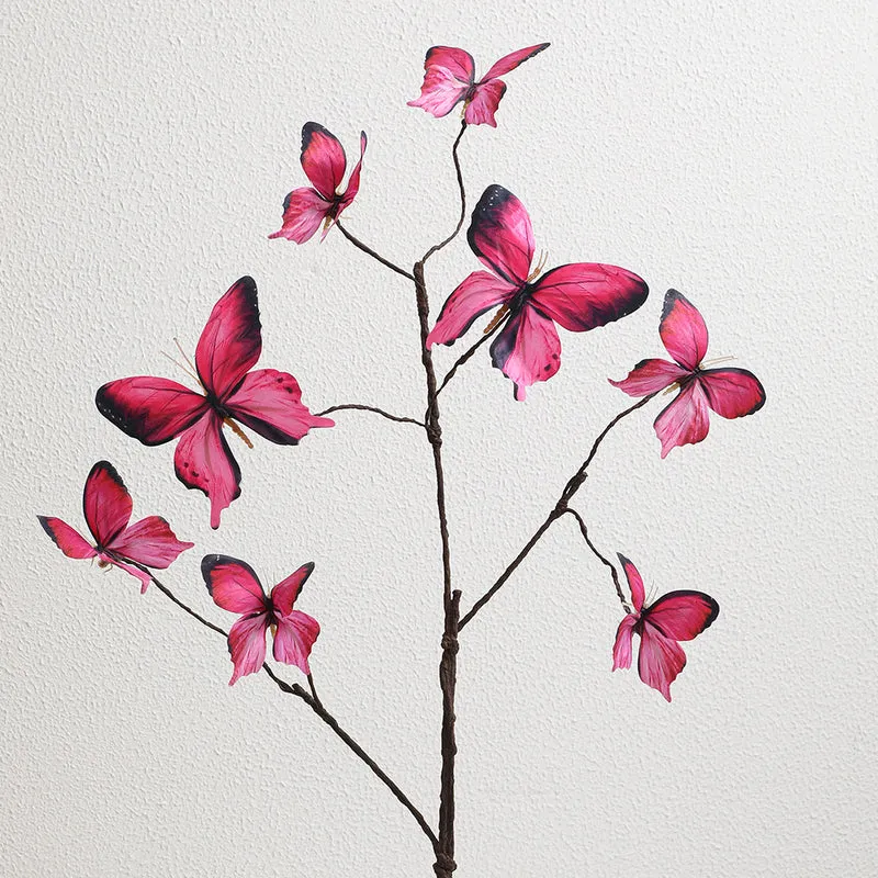 Decorative wall decoration with butterflies