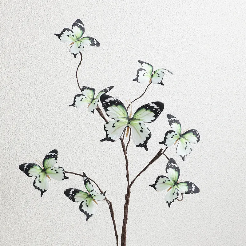 Decorative wall decoration with butterflies