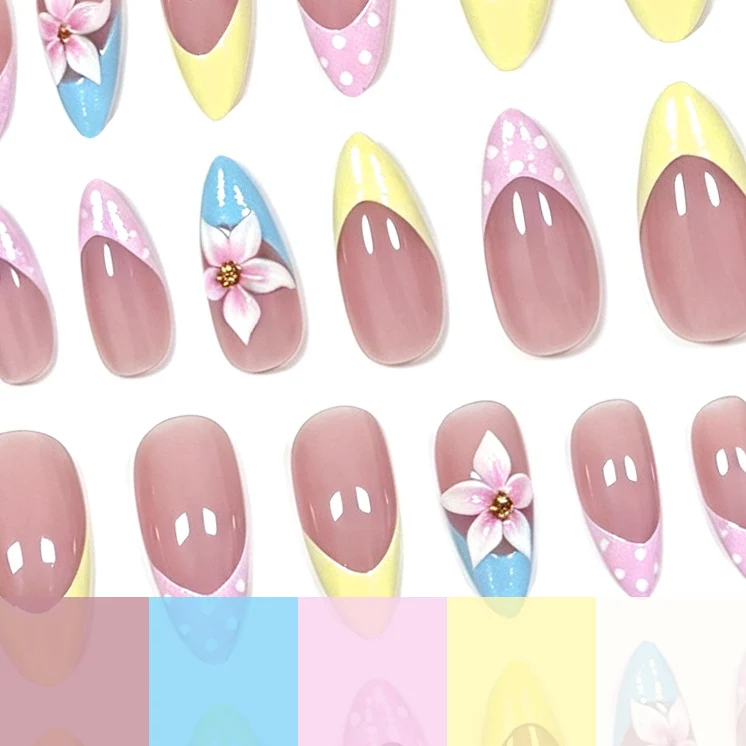 Floral Art Acrylic Nail Enhancements Stornfield 1789915666