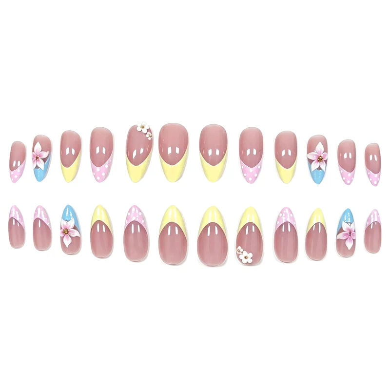Floral Art Acrylic Nail Enhancements Stornfield 1789915666