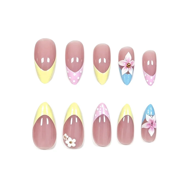 Floral Art Acrylic Nail Enhancements Stornfield 1789915666