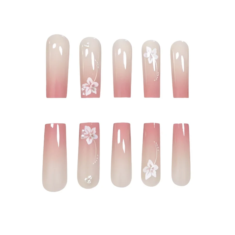 Floral Acrylic Nail Art Set Stornfield