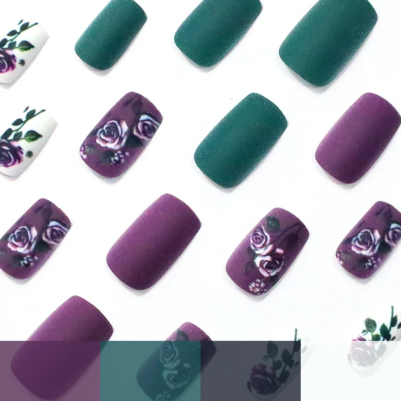 Floral Acrylic Nail Art Enhancements Stornfield 1789915912