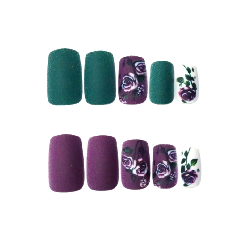 Floral Acrylic Nail Art Enhancements Stornfield 1789915912