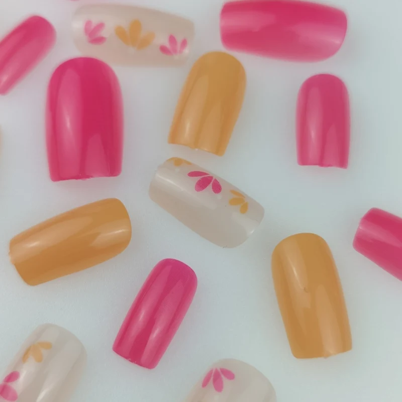 Floral Acrylic Nail Art Enhancements Stornfield 1789915591