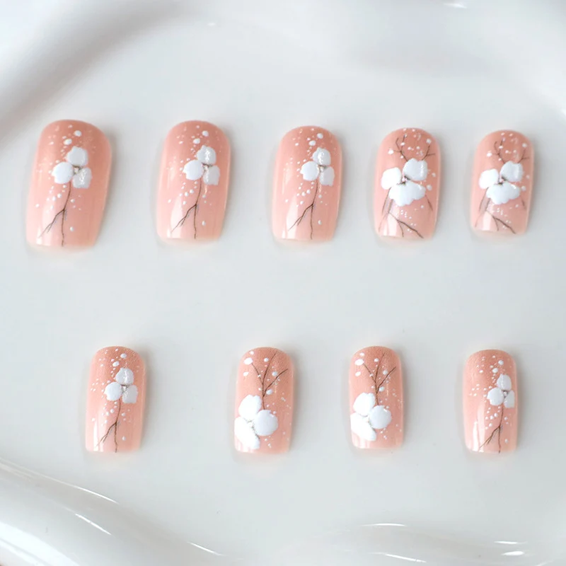 Floral Acrylic Nail Art Enhancements Stornfield 1789915083