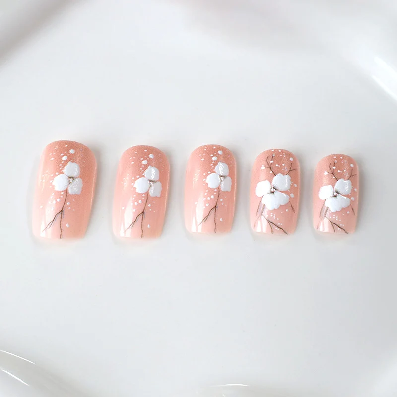 Floral Acrylic Nail Art Enhancements Stornfield 1789915083