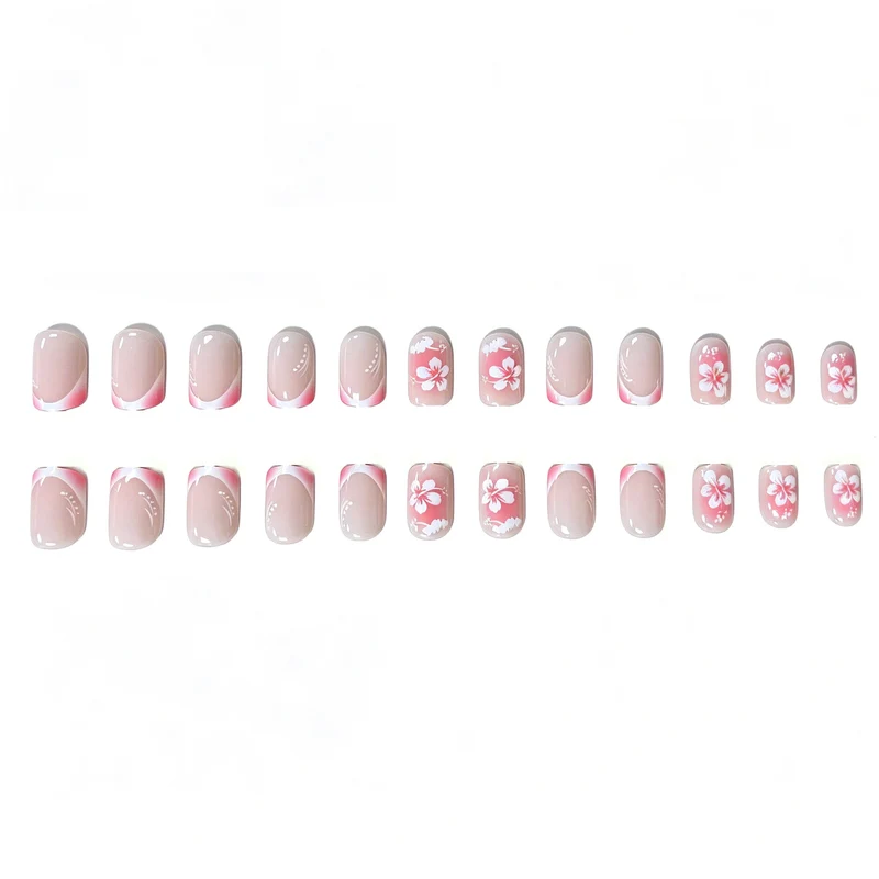 Floral Acrylic Nail Art Design Stornfield