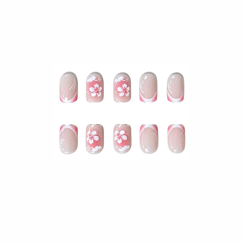 Floral Acrylic Nail Art Design Stornfield