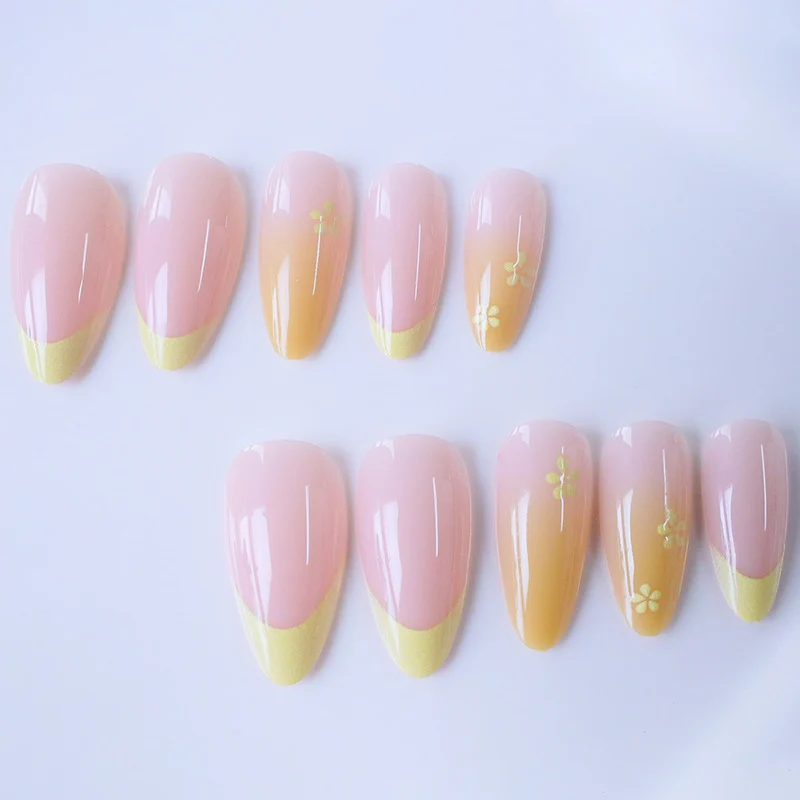 Floral Accent Gel Nail Art Stornfield