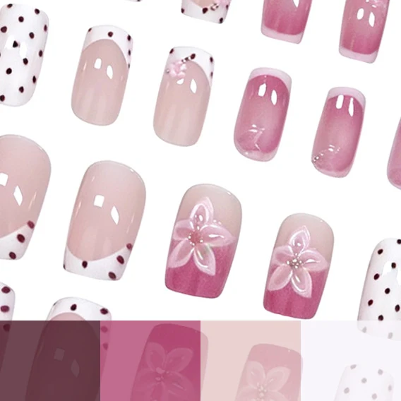 Floral Abstract Nail Art Set Stornfield