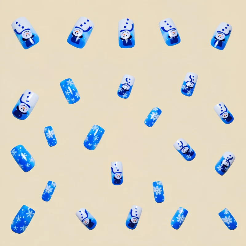 Festive Winter-Themed Nail Art Stornfield