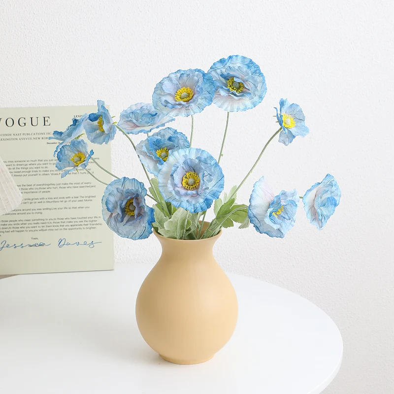 LadiesElegant Artificial Poppy Flower Bouquet