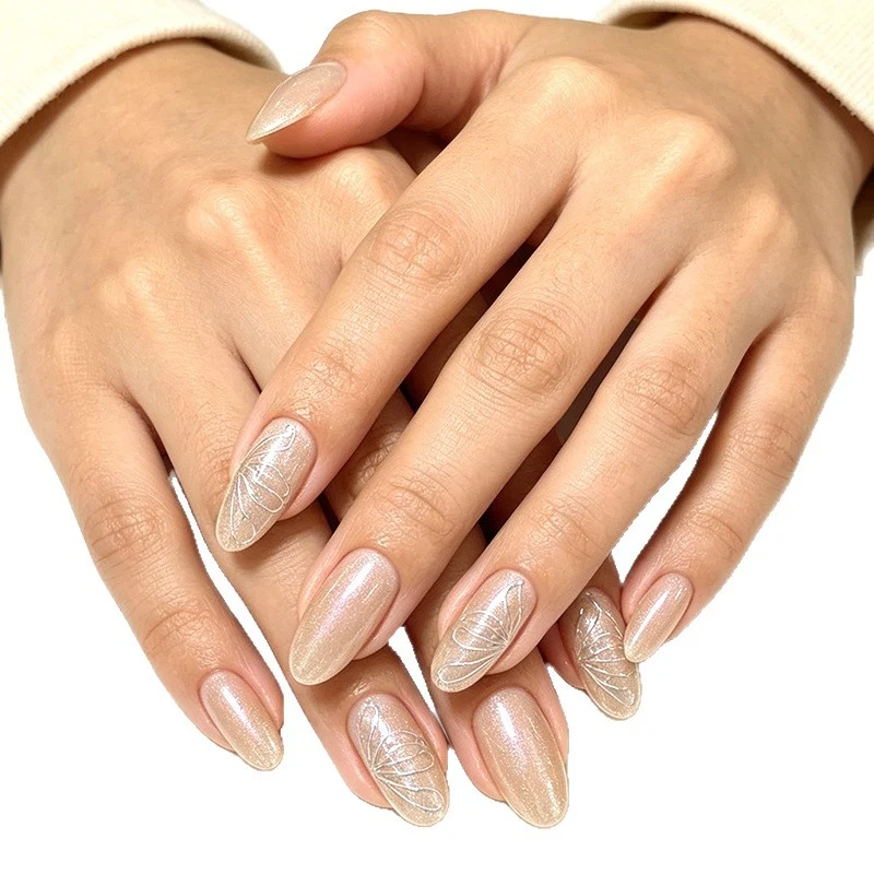 Elegant Press-On Nail Art Enhancements Stornfield