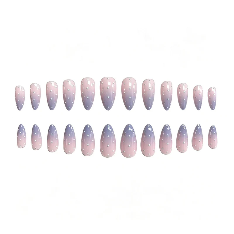 Elegant Polka Dot Long-Lasting Gel Nail Art Stornfield