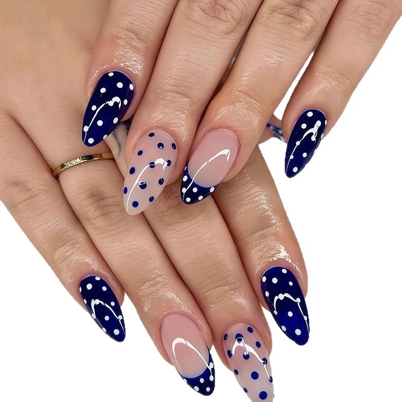 Elegant Patterned Acrylic Nail Art Enhancements Stornfield