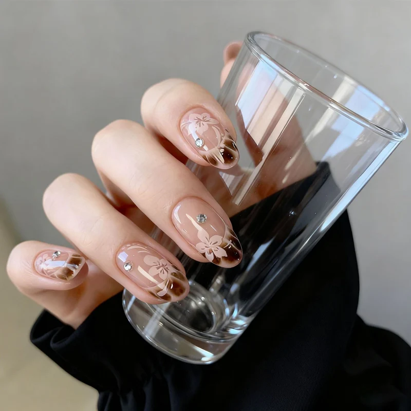 Elegant Ombre Glitter Nail Enhancements Stornfield