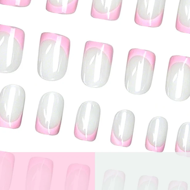 Elegant Ombre French Tip Nail Set Stornfield