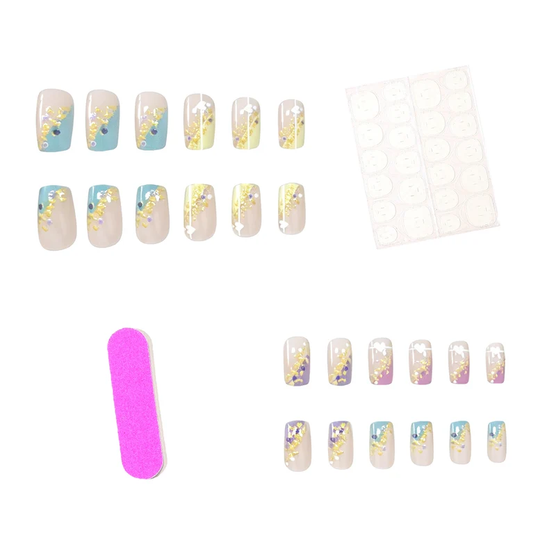 Elegant Ombre Acrylic Nail Art Enhancements Stornfield