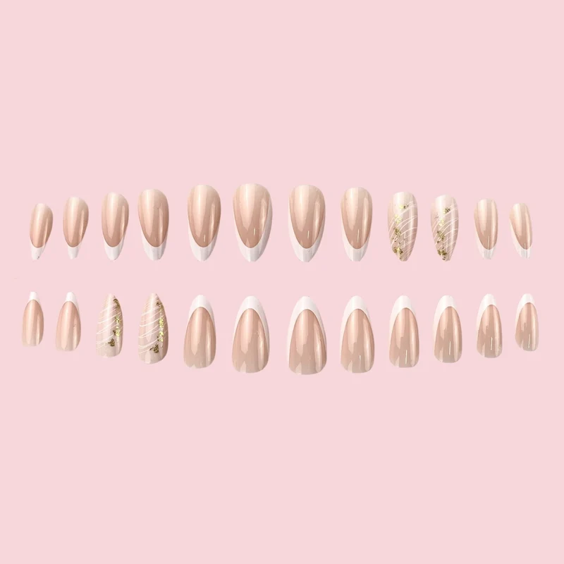 Elegant French Tip Nail Art Design Stornfield