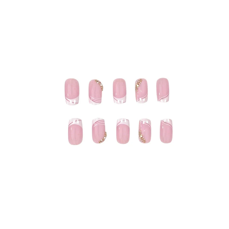 Elegant French Tip Gel Nail Enhancements Stornfield