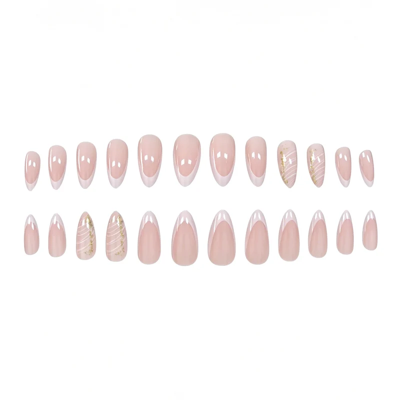 Elegant French Tip Gel Nail Enhancements Stornfield 1789915803