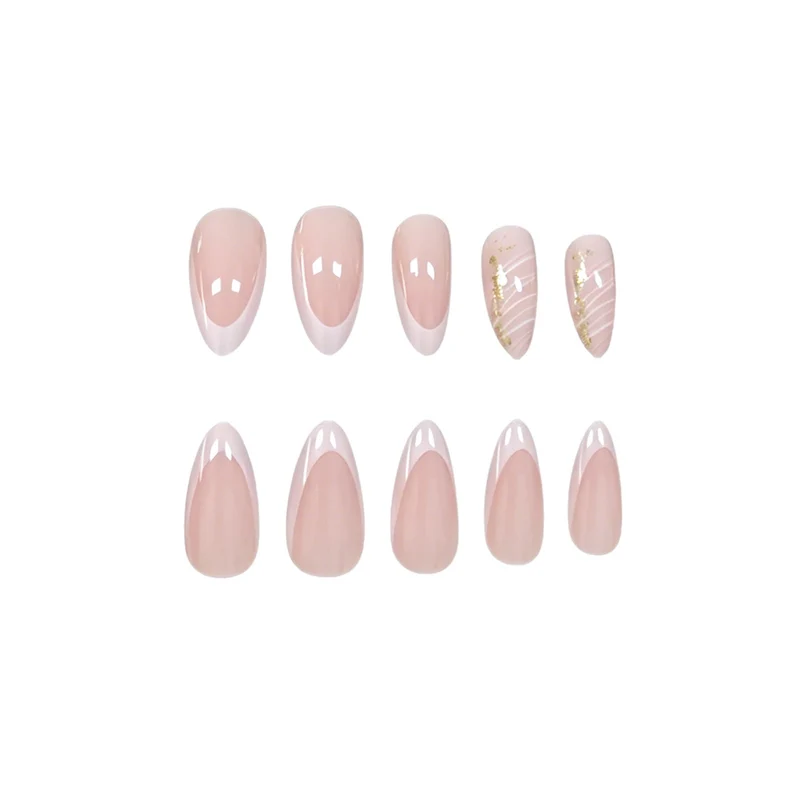Elegant French Tip Gel Nail Enhancements Stornfield 1789915803