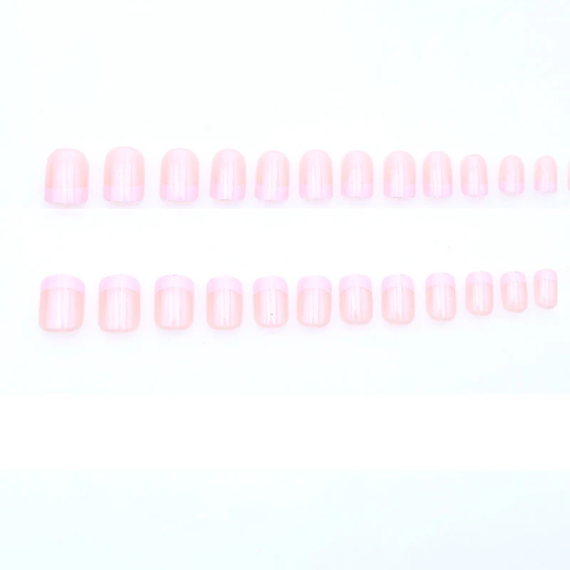 Elegant French Tip Gel Nail Art Stornfield