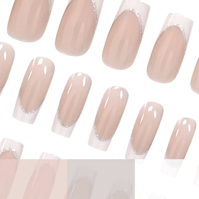 Elegant French Tip Acrylic Nail Enhancements Stornfield 1789915911