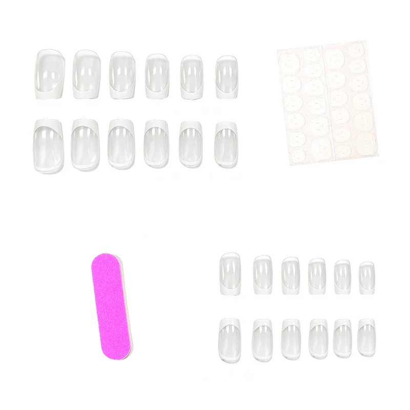 Elegant French Tip Acrylic Nail Enhancements Stornfield 1789915565
