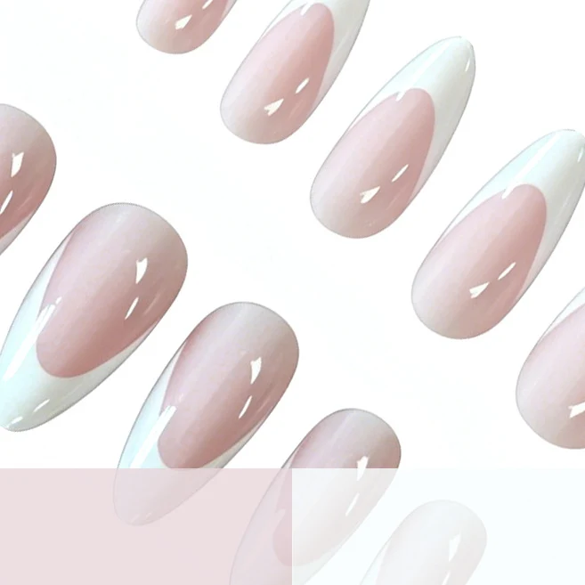 Elegant French Tip Acrylic Nail Enhancements Stornfield 1789915431