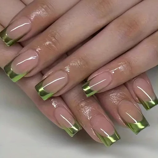 Elegant French Tip Acrylic Nail Enhancements Stornfield 1789915301