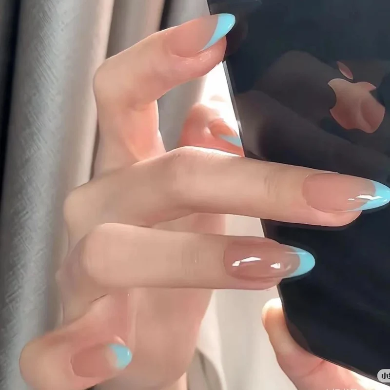 Elegant French Tip Acrylic Nail Enhancements Stornfield 1789915301
