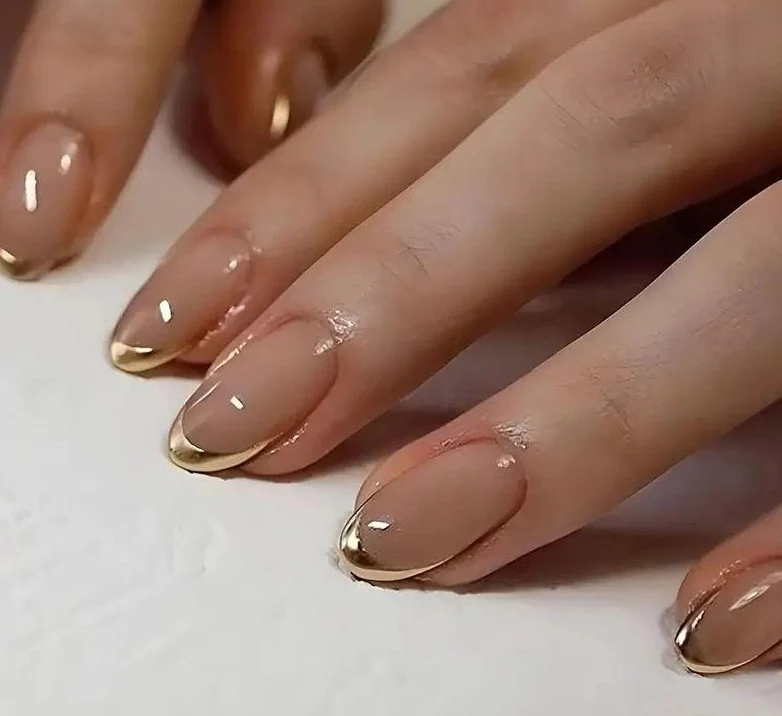Elegant French Tip Acrylic Nail Enhancements Stornfield 1789915301