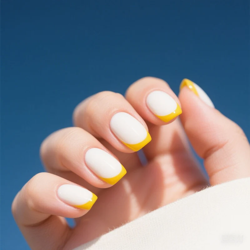 Elegant French Tip Acrylic Nail Enhancements Stornfield 1789915301