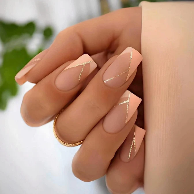Elegant French Tip Acrylic Nail Art Stornfield