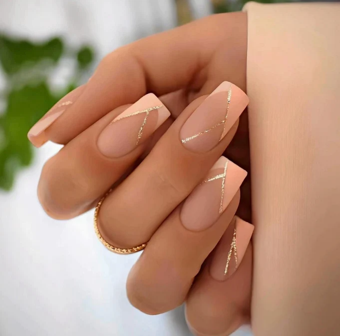 Elegant French Tip Acrylic Nail Art Stornfield